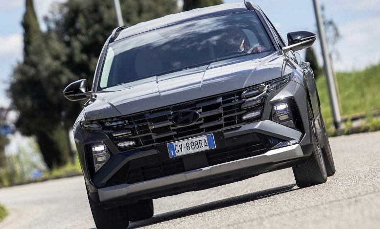Hyundai Tucson plug-in hybrid test su strada