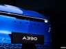 Alpine A390 GTS firma luminosa anteriore