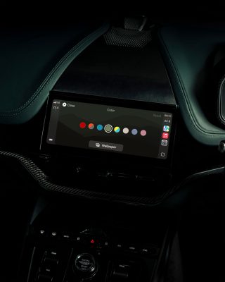 Schermata di personalizzazione di CarPlay Ultra