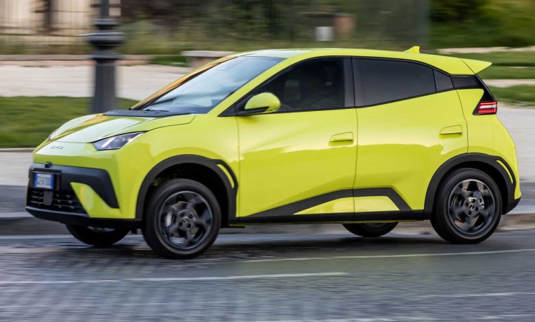 BYD Dolphin Surf test su strada a Roma