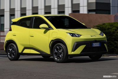 BYD Dolphin Surf test su strada a Roma