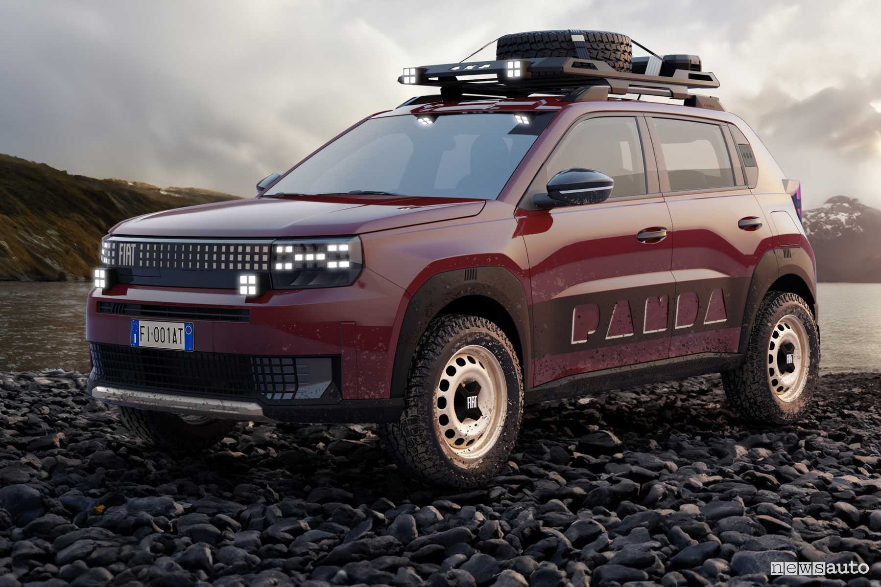 Fiat Panda 4×4, ritorno al futuro con la nuova Concept Grande Panda 4×4
