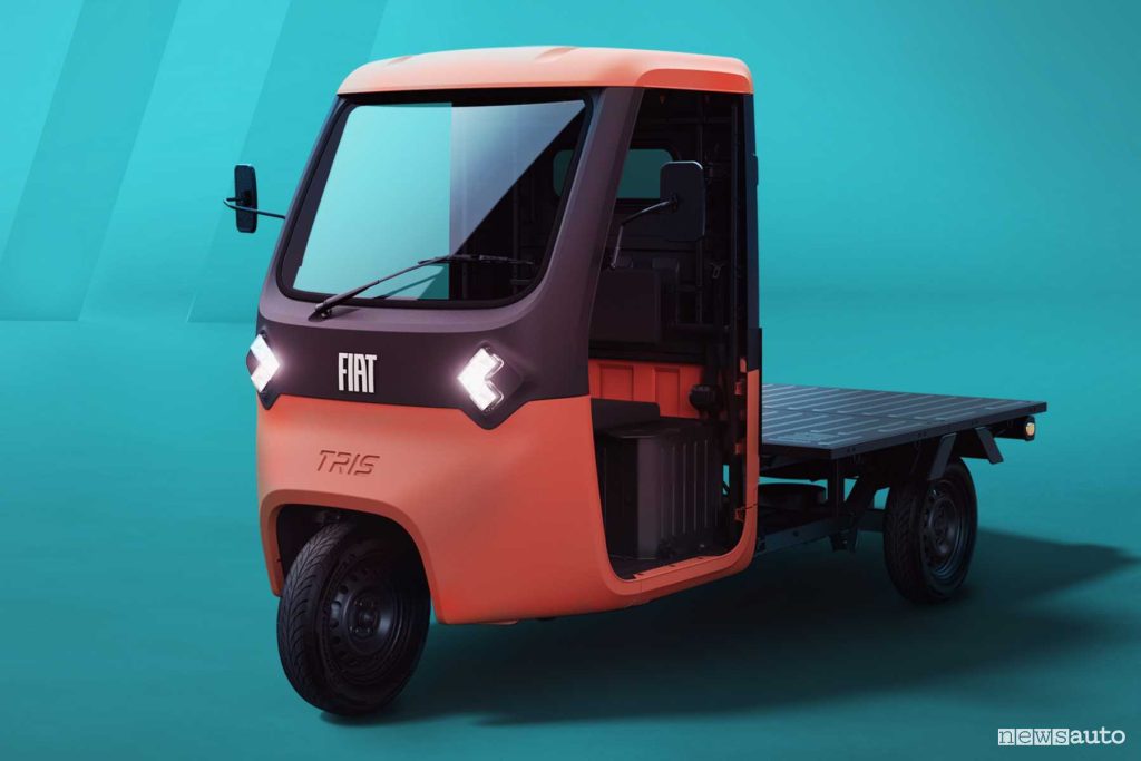 Fiat Tris nella versione con pianale, per trasformazioni su misura