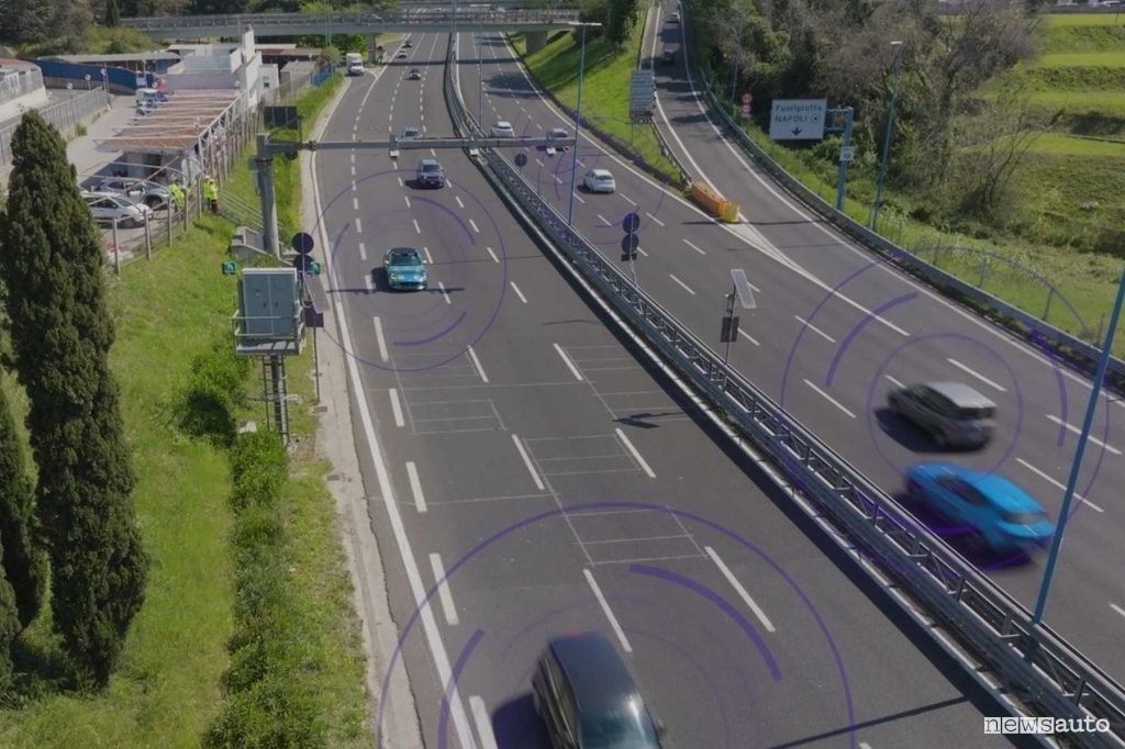 sperimentazione Dynamic Speed Limit Tangenziale di Napoli tra Vomero e Fuorigrotta