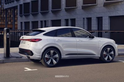 Audi Q5 Sportback e-hybrid in ricarica