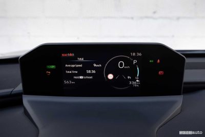 Nuova Toyota bZ4X display quadro strumenti