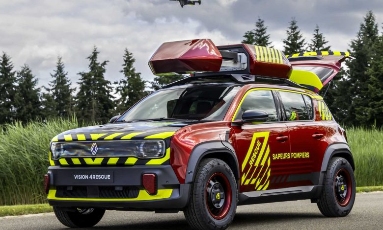 Concept Renault Vision 4Rescue anteriore 3/4
