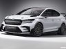 Skoda Enyaq RS Race anteriore 3/4
