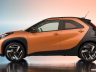 Nuova Toyota Aygo X laterale