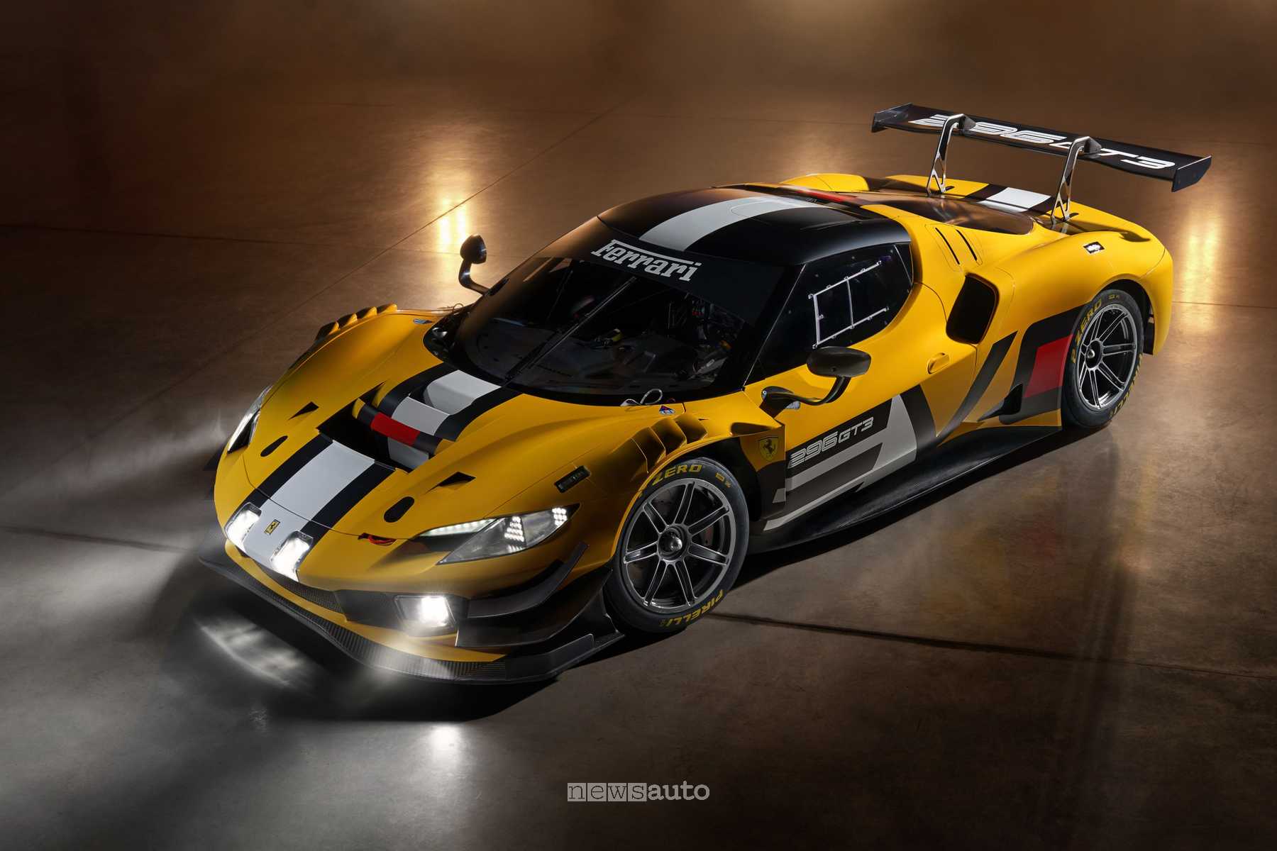 Ferrari 296 GT3 Evo, evoluzione tecnica e aerodinamica per il debutto 2026