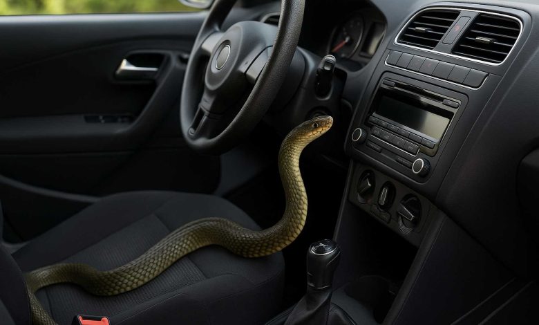 Serpenti in auto