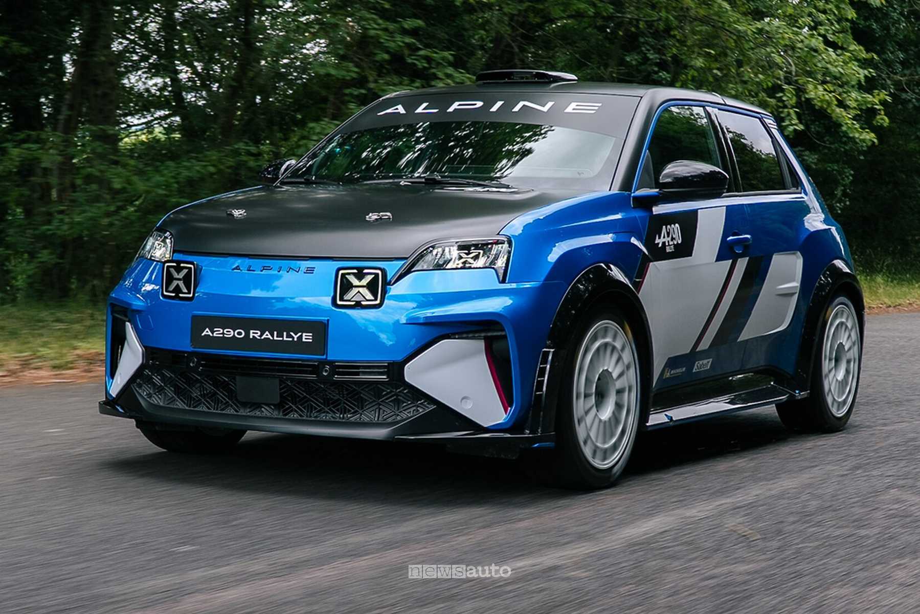 Alpine A290 Rallye, l’auto elettrica sportiva da rally, caratteristiche e prezzo
