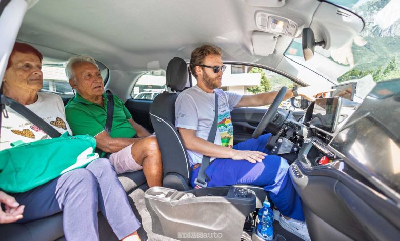 progetto di guida autonoma a Darfo Boario Terme per anziani e persone fragili