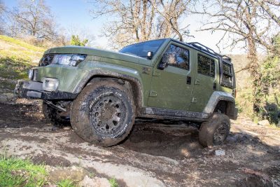 ICH-X K2 Off Road Edition test in off road nel fango