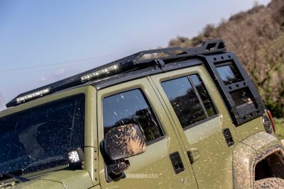 ICH-X K2 Off Road Edition portapacchi con barre a led