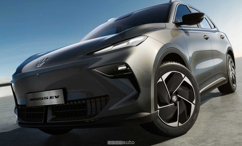 MG S5 EV anteriore 3/4