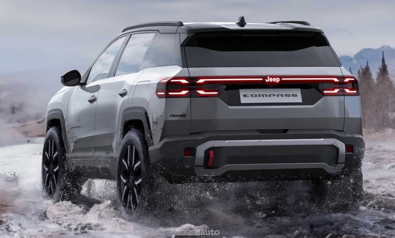 Nuova Jeep Compass 4xe in off road