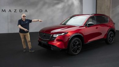 Giovanni Mancini con la nuova Mazda CX-5