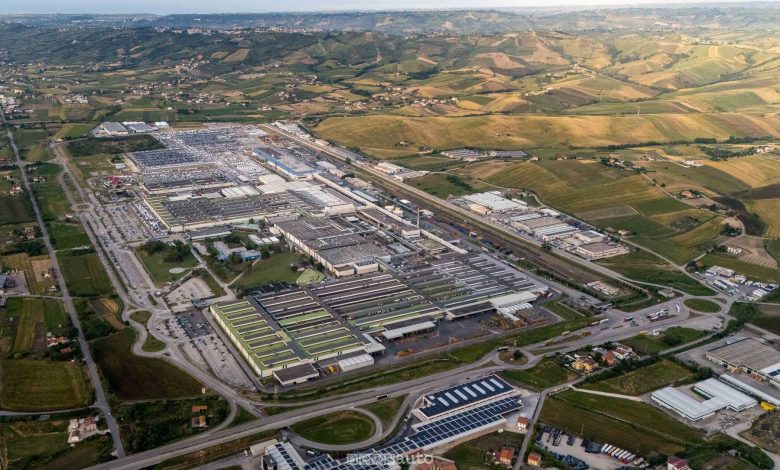Vista aerea dello Stabilimento Stellantis di Atessa