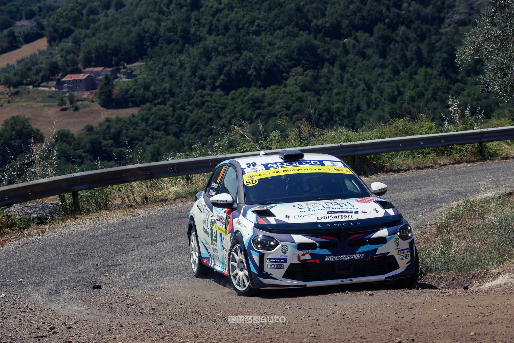 Fotogallery Lancia Ypsilon Rally4 HF, dal Trofeo Lancia 2025