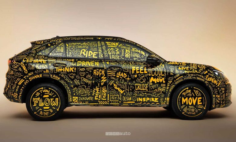 Nuova Volkswagen-T-Roc in versione camouflage