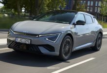 Nuova Kia EV6 GT Line su strada