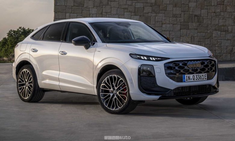 Audi Q3 Sportback e-hybrid anteriore 3/4