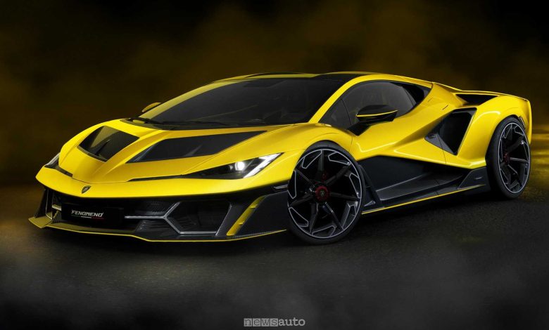 Lamborghini Fenomeno anteriore 3/4