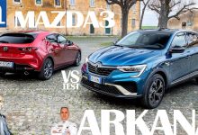 Mazda3 vs Renault Arkana video-prova