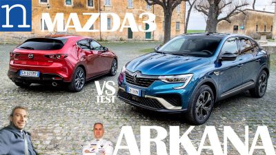 Mazda3 vs Renault Arkana video-prova