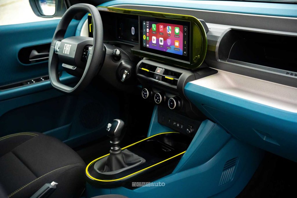 - attualita.it Fiat Grande Panda abitacolo