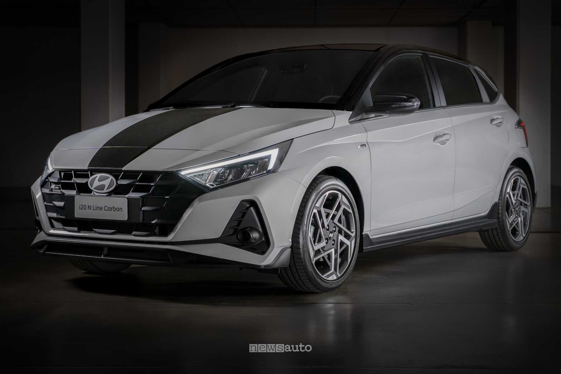 Hyundai i20 N Line Carbon, prezzo e caratteristiche della serie limitata