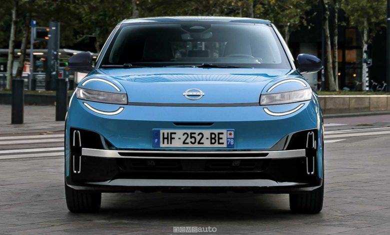 Nuova Nissan Micra EV frontale