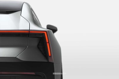 Nuova Polestar 5 faro posteriore