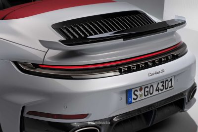 Nuova Porsche 911 Turbo S Cabriolet spoiler posteriore