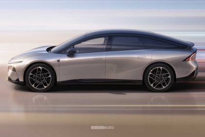 Xpeng Next P7 laterale