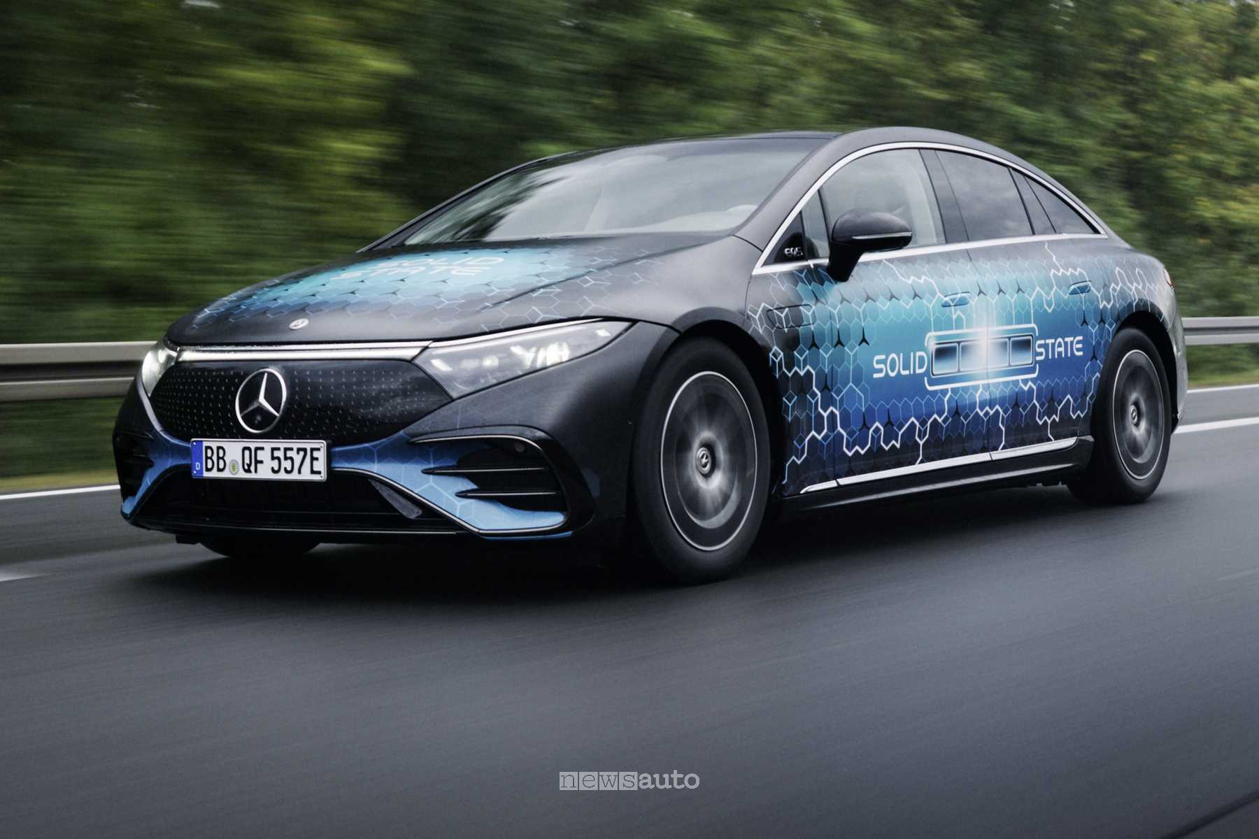Mercedes EQS con batterie allo stato solido
