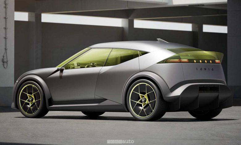 Hyundai Concept Three posteriore 3/4
