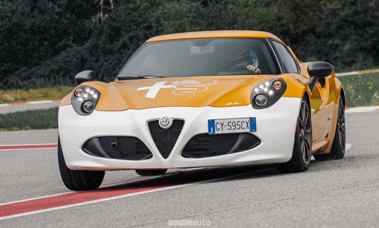Alfa Romeo 4C Nicola Larini in pista