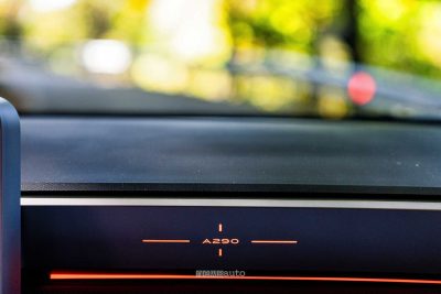 Alpine A290 GTS logo plancia abitacolo