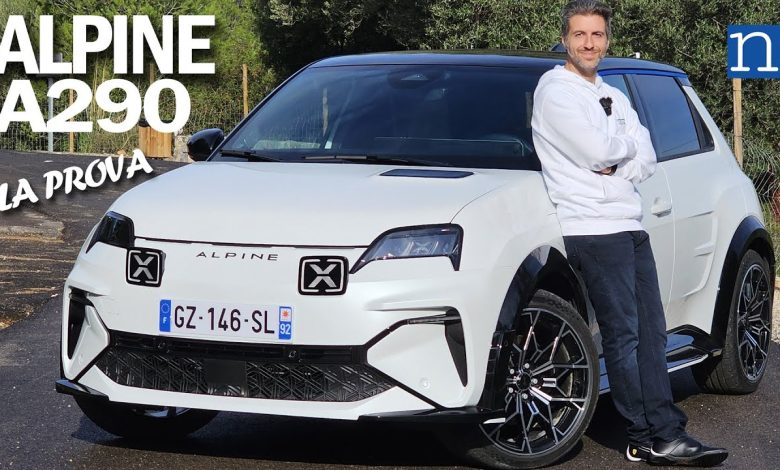 Alpine A290 video prova
