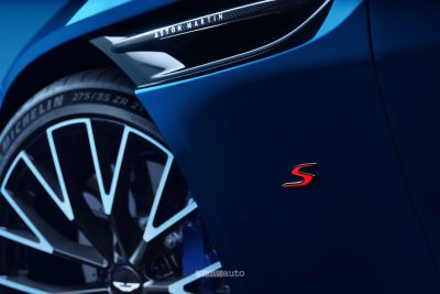 Aston Martin DB12 S badge "S"