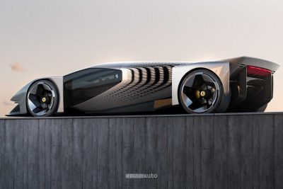Laterale Ferrari F76 concept hypercar