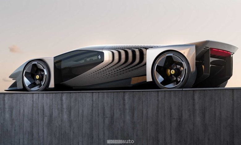 Laterale Ferrari F76 concept hypercar