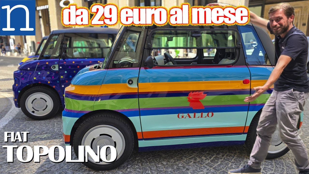 VIDEO Prova Fiat Topolino