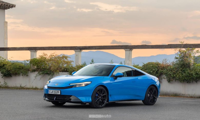 Honda Prelude 2026 vista 3/4 anteriore