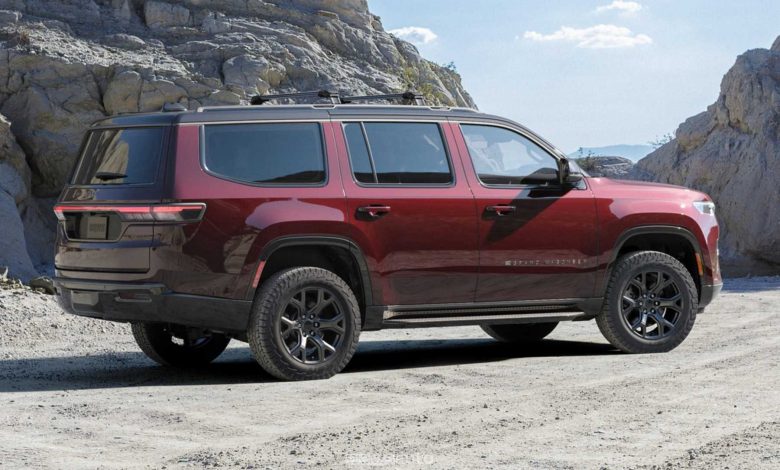 Jeep Grand Wagoneer 2026 posteriore 3/4