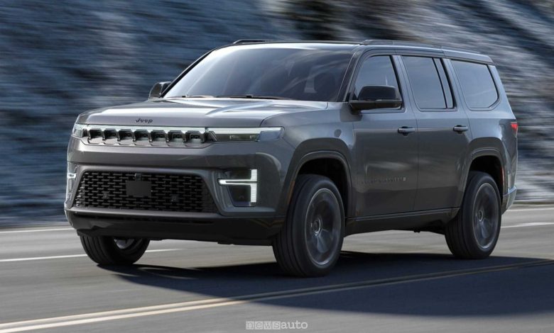 Jeep Grand Wagoneer 2026 su strada