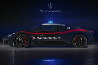 Maserati McPura dei Carabinieri laterale