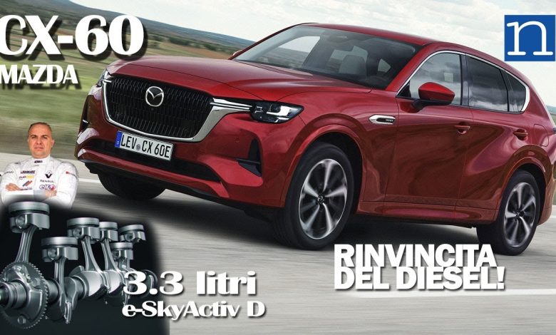 Mazda CX-60 diesel video prova